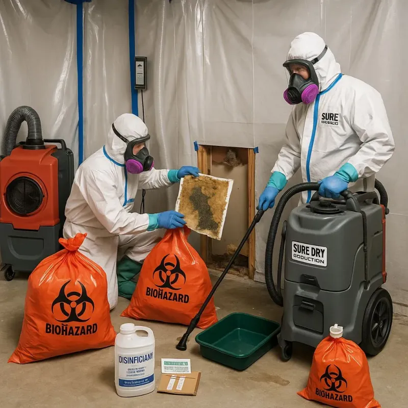Contaminated Water Handling Protocols process in Celada, PR